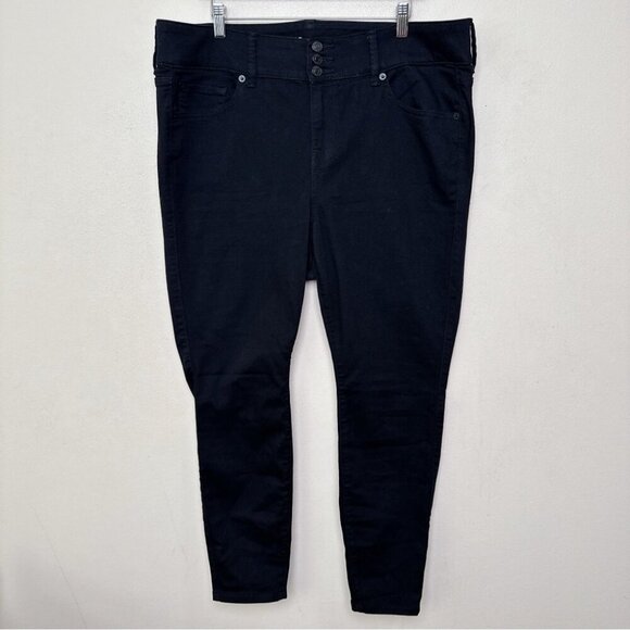 Torrid Womens 18S Jegging Skinny Super Soft High-Rise Jean Black Color - Picture 2 of 14